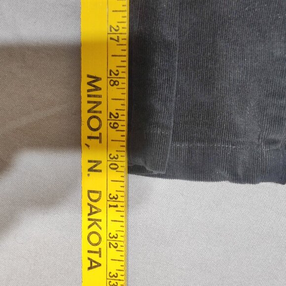 Kenneth Cole Reaction Corduroy Pants women's siz 10 black colour straight skinny - Picture 9 of 11